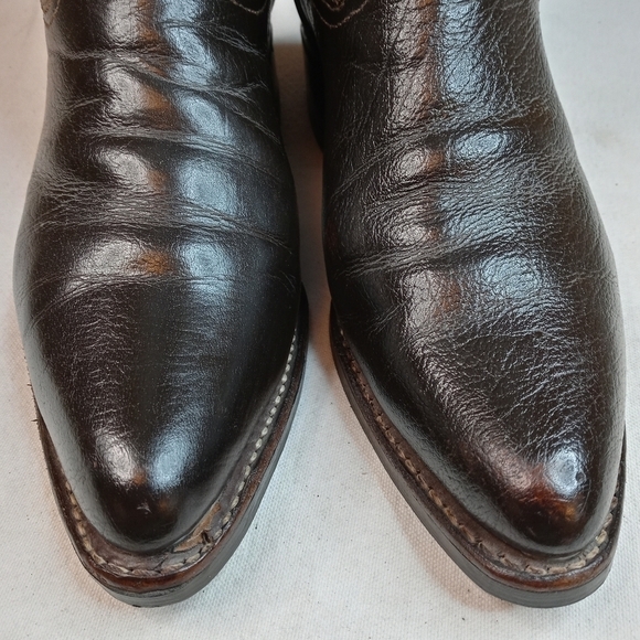 Texas Brand Mens Size 8.5  D black Genuine Water B main image 7